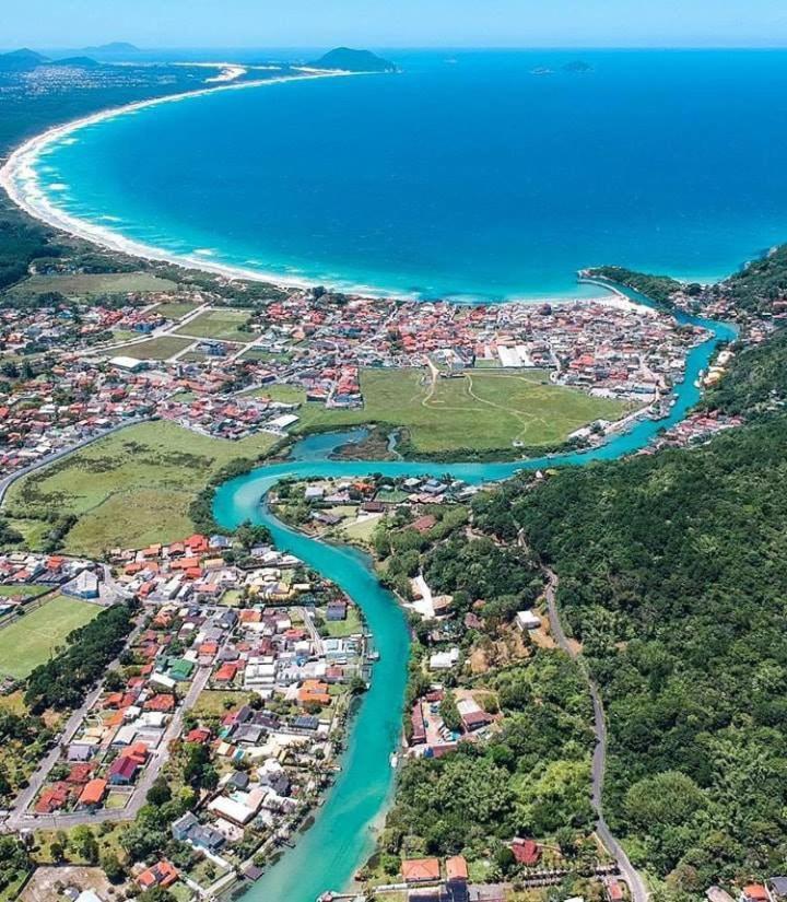 Casa De Temporada No Sul Da Ilha Com Piscina Villa Florianopolis Bagian luar foto
