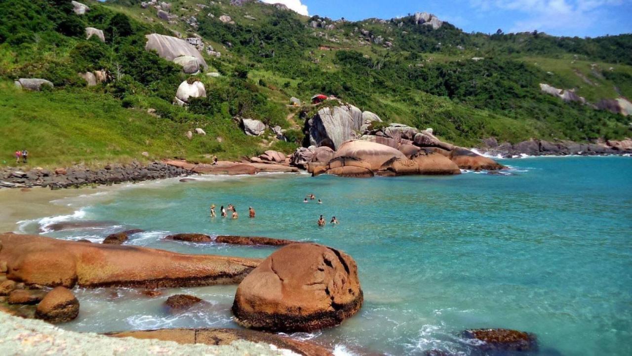 Casa De Temporada No Sul Da Ilha Com Piscina Villa Florianopolis Bagian luar foto