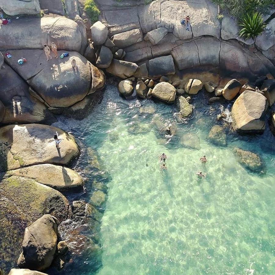 Casa De Temporada No Sul Da Ilha Com Piscina Villa Florianopolis Bagian luar foto