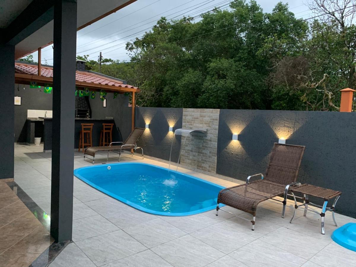 Casa De Temporada No Sul Da Ilha Com Piscina Villa Florianopolis Bagian luar foto