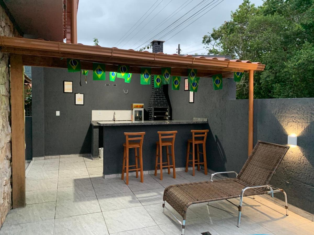 Casa De Temporada No Sul Da Ilha Com Piscina Villa Florianopolis Bagian luar foto